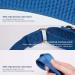 Then Martingale Dog Collar Adjustable No Escape Nylon Collars for Large Medium Small Dogs (36cm-53cm) Durable Blue Design - Buy Online on GoSupps.com