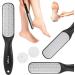 TYGA Double-Sided Foot File Coarse & Fine Dry & Wet Stainless Steel Pedicure Care Tool Callus Remover for Feet Multidirectional Nickel Hard Skin Removal Washable Spa and Skin Care (Black) - Buy Online on GoSupps.com