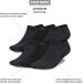 adidas Men's Athletic Cushioned 6-Pack No Show Socks - Black/Onix Grey - Large - Buy Online on GoSupps.com