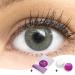 Glamlens Jasmine Dark Gray Contact Lenses | Strong Coverage Natural Gray | Silicone Hydrogel | 1 Pair (2 Pieces) | Dia 14.00 | International Shipping Available - Buy Online on GoSupps.com
