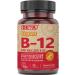 Deva Vegan Vitamin B12 Fast Dissolve Supplement - Once-Per-Day Complex with 1000 Mcg Methylcobalamin B12 Folic Acid B6 - Lemon Flavor - 90 Dissolvable Tablets 1-Pack