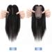 Buy 130% Dense Clip-In Real Hair Topper Extensions for Women - Natural Black 45cm | High-Quality Toupee Hair Parts - Buy Online on GoSupps.com