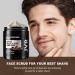 Face Scrub for Men 9 oz and JVR Caffeine Eye Cream and Under Eye Roller Facial Scrub for Deep Exfoliating for Fine Lines - Buy Online on GoSupps.com