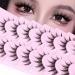 EYDEVRO Manga Lashes Natural Look Anime Lashes - Clear Band