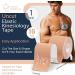 Special Essentials Kinesiology Tape - Premium Cotton Waterproof Sports Tape for Muscle Support Pain Relief & Performance | 20 Count Precut & Uncut Strips (Black - Buy Online on GoSupps.com
