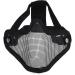 ArcEnCiel Tactical Steel Mesh Half Face Mask - Black | Airsoft Gear - Buy Online on GoSupps.com