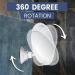 Mirrorvana 3X Magnifying Round Shower Mirror with Strong Suction Cup - Fogless Shaving, Shatterproof, 360 Swivel - 6.7 Diameter - Buy Online on GoSupps.com
