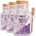 Brubaker swimming salt 3x 400 g - lavender fragrance - bathing additive with flowers and natural extracts - wellness bathing for relaxation relaxation and body care with practical wood measuring spoon