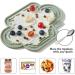 Ohmo Lick Mat for Dogs & Cats - 2pcs Cactus Design Silicone Feeding Mat for Fear Relief & Slow Feeding - Ideal for Puppies & Kittens - Buy Online on GoSupps.com