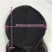 Hair Chignon Long Wavy Ponytail Extensions Brazilian Real Hair with Drawstring Hair Comb Curly Hair Bun Natural Wavy Black Hair Bun Messy Bun Hair Piece (Color : Drawstring Size : 22inch 150g) - Buy Online on GoSupps.com