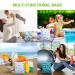 Wet Bag for Cloth Diapers Waterproof Reusable Bags with Two Zippered Pockets Polarbear Wet Dry Bag Travel Beach Pool Yoga Gym Bag for Pump Swimsuits Wet Clothes 3pcs - Buy Online on GoSupps.com