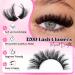 Lanflower Lash Clusters Kit - 120D Thick Volume Waterproof Eyelash Extensions with Bottom Lashes | Fluffy D Curl Individual Lashes (10-18mm) - Ideal for International Shipping - Buy Online on GoSupps.com