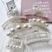 Sisiaipu Large Pearl Claw Clips - Set of 6 | White Hair Clips for Wedding | Nonslip Jaw Clips for Thick Hair | Hair Styling Accessories for Women and Girls - Buy Online on GoSupps.com