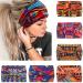 VENUSTE Wide Headbands for Women's Hair Fashion Knotted Head Bands for Adult Women Hair Accessories 6PCS (African)