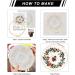Lukinbox Embroidery Starter Kit for Beginners - 3 Cross Stitch Sets with Cute Bees and Flowers Patterns, Hoop, Threads, Needles & Instructions - Buy Online on GoSupps.com