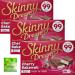 3x Bundle Containing Cherry Bakewell Skinny Snack Bars With Oerich Inspirational Card
