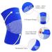 Knee Braces for Pain Relief - uxcell Knee Compression Sleeve for Running & Joint Support - Breathable Brace for Men & Women Size L - Buy Online on GoSupps.com