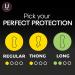 U By Kotex Barely There Thong Panty Liners 50 Count - Pack of 50 - Buy Online on GoSupps.com