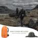 Loowoko 50L Waterproof Hiking Backpack with Rain Cover - Lightweight 45+5 Liter Camping Essentials Bag in Green - Buy Online on GoSupps.com