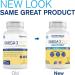 Oceanblue Omega-3 2100 Triple Strength Burpless Fish Oil Supplement | High-Potency EPA, DHA, DPA | Wild-Caught Orange Flavor | 120 ct (60 Servings) | New Packaging - Buy Online on GoSupps.com