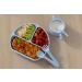 Premium Silicone Baby Feeding Set | Suction Cup Plates Forks & Cups - Perfect for Kids (Baby Blue) - Buy Online on GoSupps.com