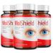 (3 Pack) Visishield Pills - New Visi Shield Eye Supplement Vitamins Capsules, Visis Shields Advanced Vision Formula for Eyes, VisishieldPills Eyes Support for 90 Days Supply