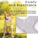 Thinkpet Anti Zug Dog Harness & Adjustable Dog Dishes - Reflective Breathable Easy Control - Yellow M (1 Pack) for Comfortable Walking - Buy Online on GoSupps.com