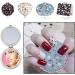 Shop Hoinco 12 PCs Floral Printing Pocket Mirrors - Retro Double-Sided Compact Cosmetic Tools | International Shipping - Buy Online on GoSupps.com