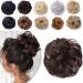 SEGO hairpiece bun hair tie hair extension VOLUMINOUS hair knot extensions updos 40g - dark brown 6#-1