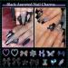 100Pcs Cross Nail Charms - Butterfly Planet & Star Nail Gems for Manicure | 3D Assorted Nail Art Accessories - Buy Online on GoSupps.com