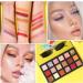 Declining City 18Color Matte Pearl Light Shimmer Eyeshadow Waterproof Smoky Makeup Palette - Buy Online on GoSupps.com