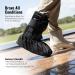 Walking Boot Weather Resistant Protector | Washable Waterproof Cover for Orthopedic Walker Boots - Medium Black - Buy Online on GoSupps.com
