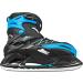 Lake Placid Monarch Boys Adjustable Ice Skate - Black/Blue - Size Small 11-2 - Buy Online on GoSupps.com