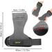 BDYJY Leather Non Slip Wrist Guard for Fitness & Weightlifting - Grey, One Size - Buy Online on GoSupps.com