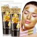 WEERSHUN Gold Peel-Off Mask Peel Off Face Mask Golden Exfoliating Mask Gold Foil Peel Off Face Mask (2PCS)