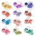 AOOWU Chunky Glitter 12 Colors - Festival Nail, Body, and Hair Glitter Powder - Holographic Cosmetic Glitter for DIY Art - (A) - Buy Online on GoSupps.com