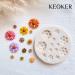 KEOKER Polymer Clay Flower Molds - Set of 2 for Jewelry Making & Earring Decoration - Buy Online on GoSupps.com
