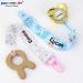 Personalized Pacifier Clips for Boys | Panny & Mody 4-Piece Name Chains (Blue) - Customizable & Stylish - Buy Online on GoSupps.com