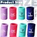 Kids Sports Wristbands Set | Colorful Sweatbands for Gym | Polyester Cotton Wrist Bands | Pink Navy Light Purple Turquoise - 4 Pairs - Buy Online on GoSupps.com