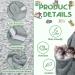 Plush Cat Carrier Apron Sling - Comfortable Pet Pouch for Cats and Small Dogs - Buy Online on GoSupps.com