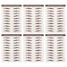 DOITOOL Makeup Stickers 12 Pcs Eyebrow Stickers Makeup Gadgets Brown Eyebrow Tattoos Eyebrow Transfer Stickers 3d Tool Hair mediumx2pcs Brownx2pcs