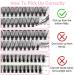 Kugge Cluster Lashes DIY Kit - 240Pcs D Curl Individual Lashes 8-16mm Mixed Length for 3D Natural Wispy Extensions at Home - Buy Online on GoSupps.com