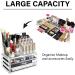 Ikee Design Clear Cosmetic Storage Organizer - 4 Drawer Makeup Display Case for Vanity, Bathroom Counter or Dresser - Buy Online on GoSupps.com