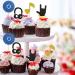 MonMon & Craft Hip Pop Disco Cupcake Toppers/Dancing Cupcake Decor/Children Adults Rock n Roll Birthday Party Cupcake Decorations/Music Concert Party Cupcake Toppers - 24 Pcs Glitter - Buy Online on GoSupps.com