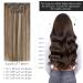 Vivien Clip-In Extensions | Real Remy Hair - 12 Inch Light Brown & Platinum Blonde - 30cm 80g 7pcs - Buy Online on GoSupps.com