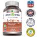 Amazing Formulas L-Lysine 1000mg Amino Acid Vitamin Tablets - 360 Count (2 Pack) - Cold Sores, Shingles, Immune & Respiratory Support - Buy Online on GoSupps.com