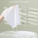 Biodegradable Disposable Face Towel 60ct - Extra Thick & Soft Dry Facial Wipes for Sensitive Skin - Makeup Removal & Cleansing - 10x12 Inches - Buy Online on GoSupps.com