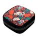 GIAPB Period Bag Sanitary Napkin Storage Bag Pad Holder for Period Makeup Pouch Botanical Flower Pattern Color2077
