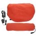 Neck support cushion back neck massager multifunctional cervical massage pillow with waist back Moxa massage device Recharged intelligent neck massage cushion (orange)