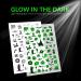 TailaiMei Glow in The Dark Halloween Nail Stickers - 10 Fluorescent Design Decals for DIY Nail Art and Manicure - Buy Online on GoSupps.com